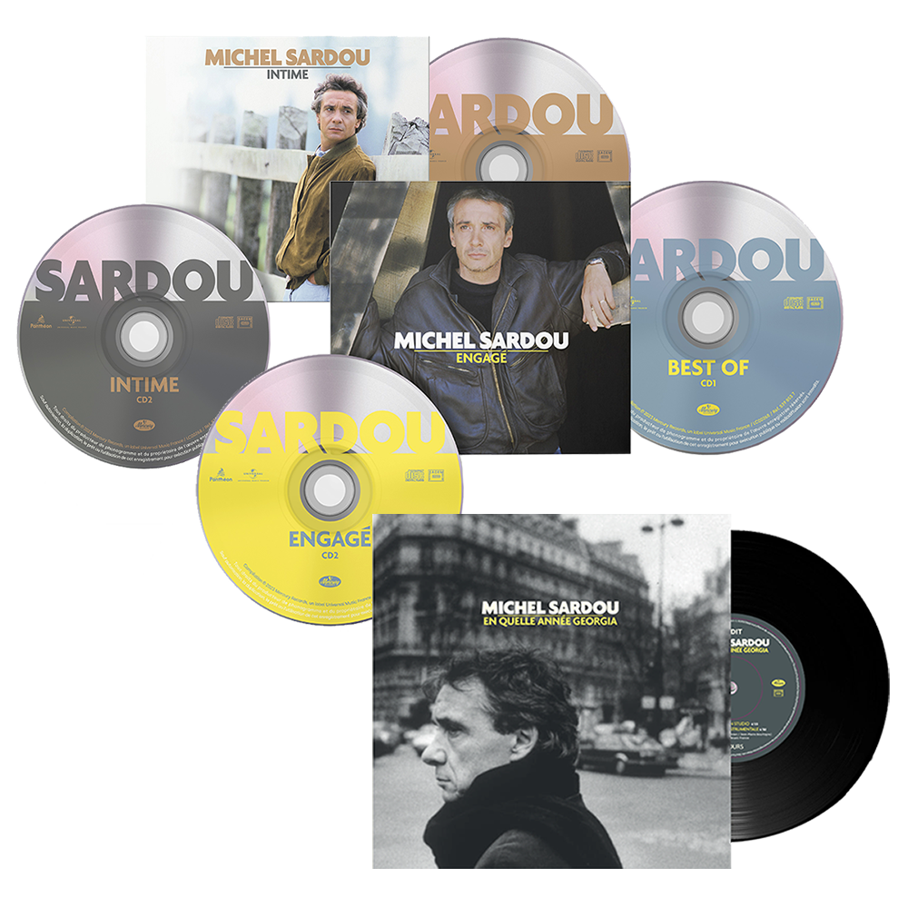 Pack Suprême : Double CD de "Intime" et "Engagé" + 45T "En quelle année Georgia"