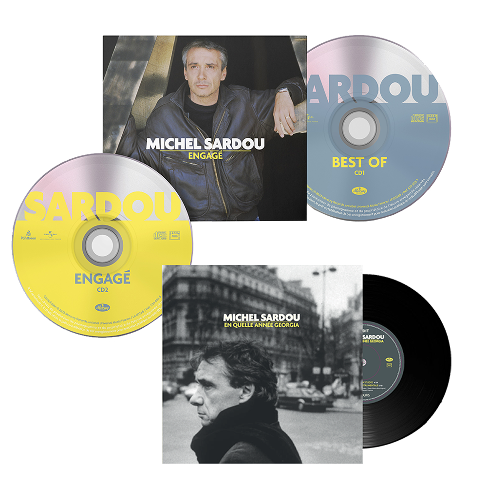 Pack Double CD "Engagé" et 45T "En quelle année Georgia"
