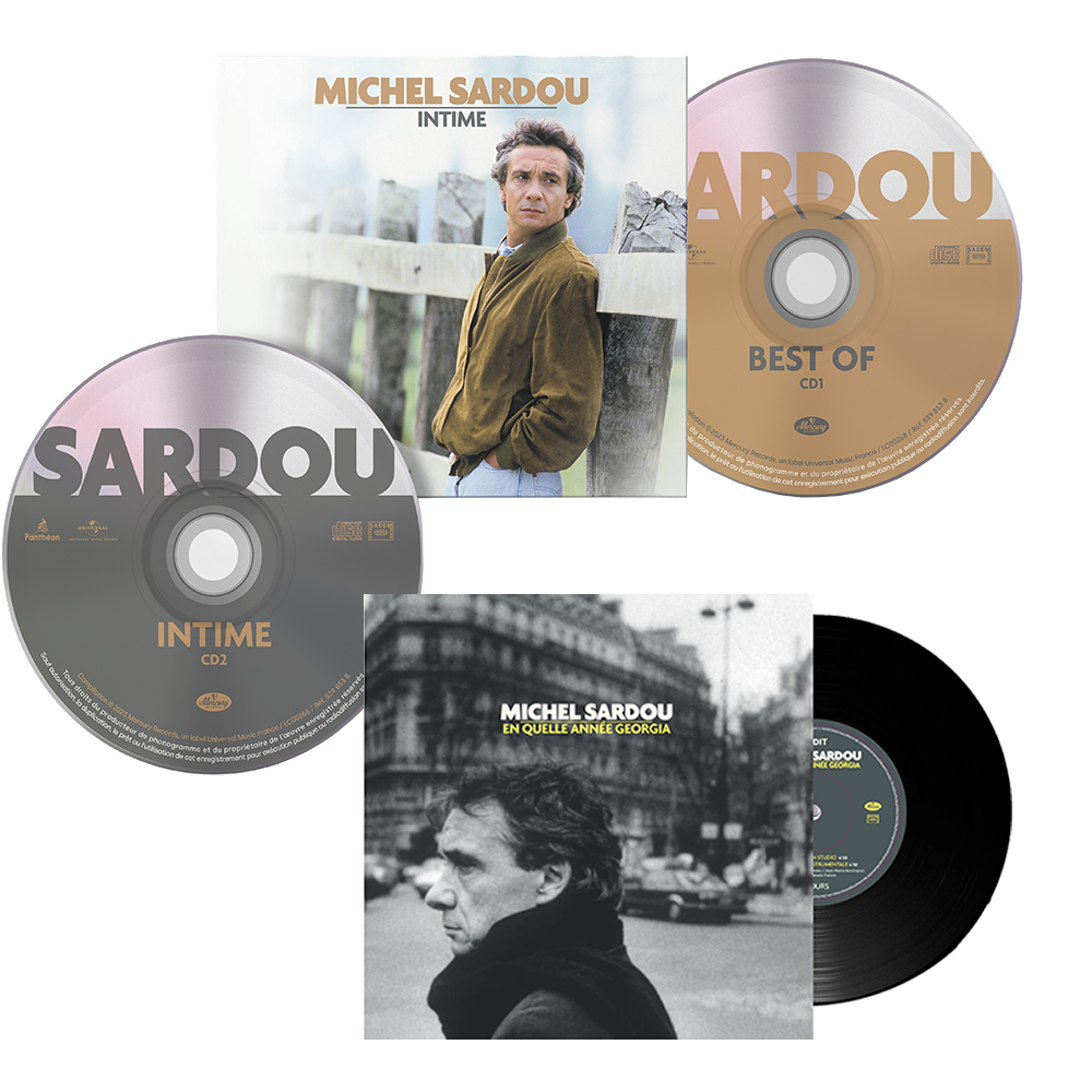 Pack Double CD "Intime" et 45T "En quelle année Georgia"